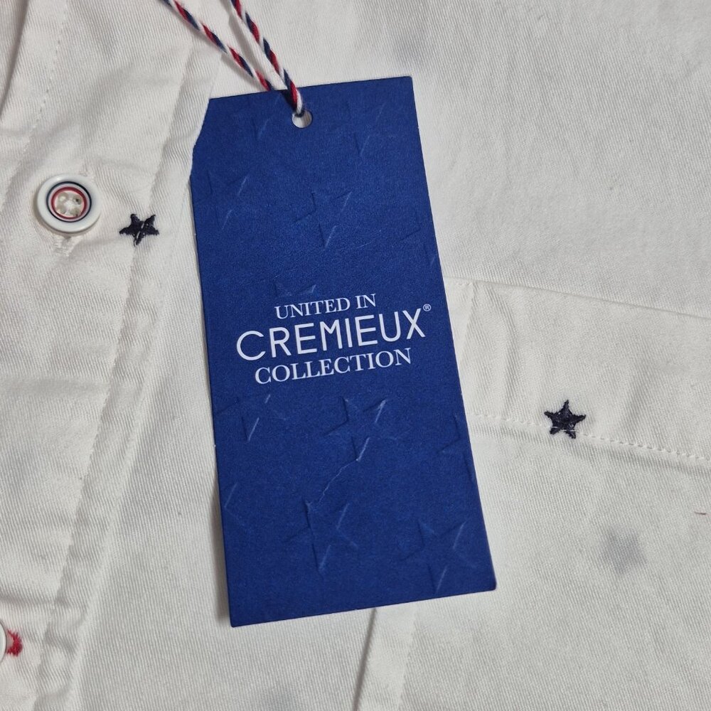 Daniel Cremieux Men's Shirt Size L White Stars United Collection Button Up (57) - Picture 6 of 11